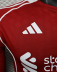 Liverpool Home Player Jersey 2025/26 - Long Sleeve