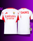 Camisola Benfica Alternativa Branca 2025/26 - ÚLTIMAS UNIDADES! 🔥🦅