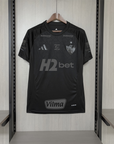 Camisa Atlético Mineiro All Black 2025/26 - Galo na Veia - All Sponsor