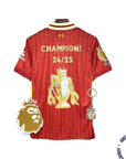 Liverpool Home Jersey 2024/2025 - CHAMPIONS 25 & Gold Trophy