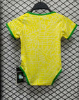 Body Baby Brazil Amarelo/Verde Brasil