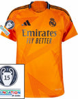 Real Madrid Modric 10 Away Fan Jersey 2024/25 Patches UCL UEFA Foundation (Official Printing)