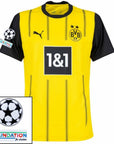 Borussia Dortmund Brandt 10 Home 2024/25 Patches UCL UEFA Foundation (Official Printing)
