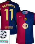 Barcelona Home 2024/25 Patches UCL UEFA Foundation (Official Printing)