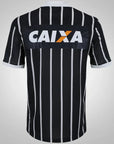Camisa Retrô Corinthians Reserva 2013 Preta/Branca Masculina