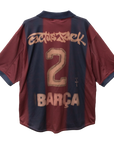 CJ x x Barcelona Retro 2000/01 Home Skeleton jersey