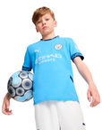 Kids Manchester City Home Kit 2024/2025 - White Blue