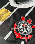 Camisa Retrô Corinthians Reserva 2013 Preta/Branca Masculina