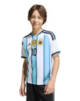 Kids Kit Argentina Home Messi 10 Fan Jersey Shirt 2026 World Cup