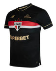 Camisa Sao Paulo Tricolor Third 25/26 - Preta - Fan version