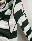 Camisola Sporting Manga Comprida Retro 2001/03 - Modelo Exclusivo!