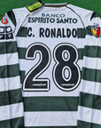 Camisola Sporting Manga Comprida Retro 2001/03 - Modelo Exclusivo!