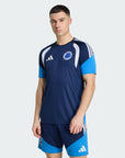 Camisa Adidas Cruzeiro Treino Comissão 2026 - Patrocínios