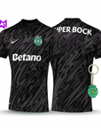Camisola Sporting Guarda-Redes Preta 2025/26 - ÚLTIMAS UNIDADES! 🔥💚