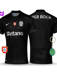 Camisola Sporting Away Preta 2025/26 - LANÇAMENTO! 🔥💚