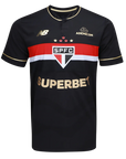 Camisa Sao Paulo Tricolor Third 25/26 - Preta - Fan version