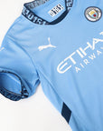 Kids Manchester City Home Kit 2024/2025 - White Blue