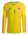 Luis Diaz Long Sleeve Colombia Home - Fan Version World Cup 2026