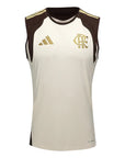 Regata Flamengo Treino Adidas 2026 - Bege
