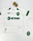 Conjunto Infantil Sporting Alternativa 2024/25 - ÚLTIMAS UNIDADES! 🔥💚