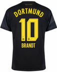 Borussia Dortmund Away 2024/25 Patches UCL UEFA Foundation (Official Printing)