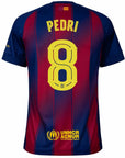 Barcelona Home Pedri 8 Home Fan Jersey 2025/26