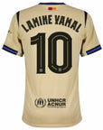 Barcelona Away Lamine Yamal 10 Fan Jersey 2025/26 Official Printing (Champions League)