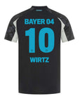 Bayer 04 Leverkusen Third Fan Jersey 2024/25 Patches UCL UEFA Foundation (Official Printing)