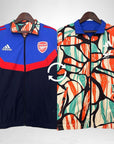 Arsenal 24/25 Windbreaker Reversible Blue and Orange
