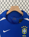 Brazil Away Retro Kids Kit 2002