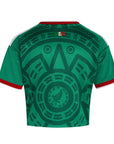 2026 Mexico Women's Stadium Home Cropped Soccer Jersey - World Cup 2026