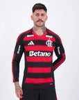 Camisa Manga Longa Adidas Flamengo 2025/26 I All Sponsor