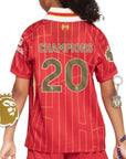 Liverpool Home Jersey 2024/2025 - CHAMPIONS 25 & Gold Trophy