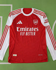 Arsenal Player Home Jersey 2025/26 Long Sleeve