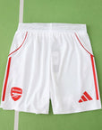 Arsenal Home Shorts Player 2025/2026