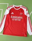 Arsenal Home Jersey 2025/26 Long Sleeve