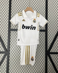 Kit Kids Retro Real Madrid Home Jersey 2011/12