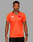 Camisa Goleiro Vasco 2025 Kappa Masculina Laranja