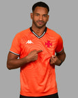 Camisa Goleiro Vasco 2025 Kappa Masculina Laranja
