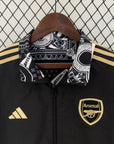 Arsenal 23/24 Windbreaker Reversible Black and Black