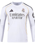 Real Madrid 2025/26 Home Long Sleeves Jersey