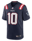 New England Patriots Drake Maye Navy Player Game Jersey - NFL