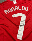 Manchester United 07/08 I Home Jersey - Long Sleeve Retro Version