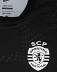 Conjunto Infantil Sporting Away Preta 2025/26 - LANÇAMENTO! 🔥💚