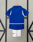 Brazil Away Retro Kids Kit 2002