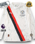 Manchester City Player KidSupper Jersey 2025/26 Long Sleeve