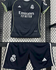 Real Madrid 2025/26 Away Kids Kit