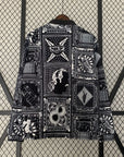 Arsenal 23/24 Windbreaker Reversible Black and Black