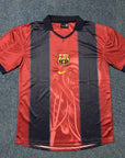 CJ x  x Barcelona Retro 2000/01 Home Skeleton jersey