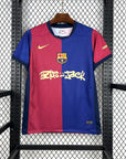 Barcelona Travis Scott Home Fan Jersey 2025/26 Spotify and FC Barcelona Collab With Travis Scott on a Special Cactus Jack